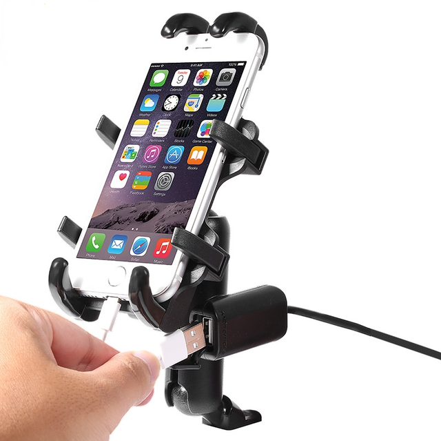 New Eight Claw Motorcycle Shock-absorbing and Shockproof Mobile Phone Bracket Electric Bicycle Cell Phone Holder for Motorcycle