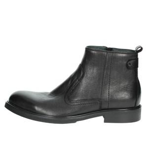 Mezza stivale da donna traspirante marrone AV233 stivale alto alla caviglia con lacci da neve tacco 5cm per la stagione autunno inverno - Product Image 1