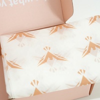 Papier de soie écologique de haute qualité, doux et résistant, entièrement personnalisable pour toutes les marques, idéal pour l'emballage de détail et les boîtes cadeaux