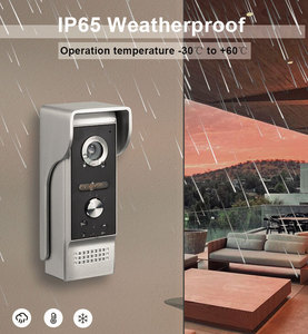 उच्च गुणवत्ता 7 इंच tft Lcd वीडियो डोर इंटरकॉम 2-वे संचार 4-तार वीडियो डोर इंटरकॉम 2-वे संचार 4-वायर वीडियो डोर फोन - Product Image 3