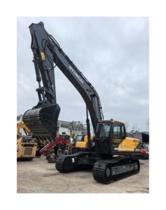 Excavadora de cadenas Hyundai R300LC-9S usada de 30 toneladas con pocas horas de trabajo, excavadora de segunda mano en venta, en buen estado. - Product Image 4