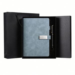 Custom A5 Softcover PU Leather Note Book Promotional Business Office <b>Notebook</b> With Logo - Product Image 6