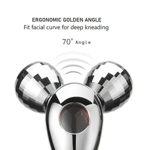 Rouleau de beauté facial manuel KKS OEM ODM avec effet lifting et raffermissant, anti-âge, en métal froid - Product Image 2