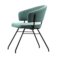 Chaise de salle à manger de qualité commerciale au design élégant pour salon, hall d'entrée et salle à manger