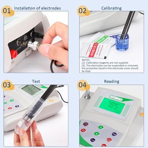 Detector Multifuncional de Calidad del Agua, Medidor de pH, Oxígeno Disuelto, Conductividad, Salinidad, Medidor de Oxígeno Disuelto - Product Image 4