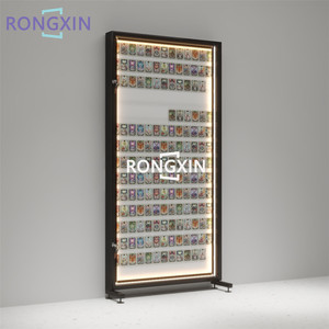 Rõ ràng <span class=keywords><strong>Acrylic</strong></span> thẻ giao dịch hiển thị trường Hợp Thẻ thu đứng cho bóng chày thẻ thể thao hiển thị các tông giá - Product Image 1