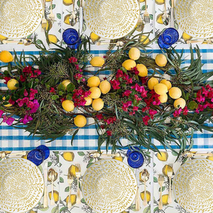 Vajilla Amarilla con Diseño de Hojas, Juego de Platos para Bodas, Platos de Porcelana, Vajilla Fina de Fábrica - Product Image 6