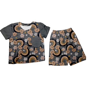 Conjunto de Dos Piezas de Algodón Unisex para Bebés de 0 a 3 Meses, Transpirable e Impermeable, Camiseta de Manga Corta con Estampado y Pantalones Cortos para Niña, Suministro ODM - Product Image 5