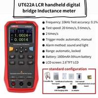 Multimètre numérique intelligent portable UT622, testeur LCR à pont triphasé, multimètre électrique, capacitémètre 10 kHz, écran LCD TFT 2,8'', précision 0,1%