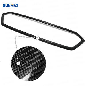 Accesorios de Fibra de Carbono Seca para Parrilla Delantera de Coche, Marco de Parrilla de Carreras, Moldura Exterior para Subaru WRX STI VA 2018 <span class=keywords><strong>2019</strong></span> 2020 2021 - Product Image 2