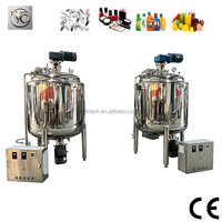 Cuve de mélange multi-agitateurs FKJX en acier inoxydable, cuve mélangeuse pour jus avec chauffage, mélangeur haute vitesse pour chocolat, lait, miel