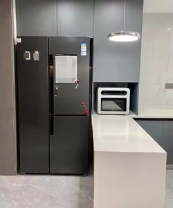 Meubles de cuisine de style moderne de luxe, bois massif, laque blanche, mélamine, acrylique, armoires de cuisine - Product Image 5