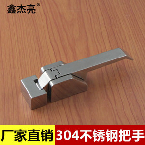 มือจับประตูสแตนเลส 304 แบบล็อคเดี่ยว ดีไซน์อุตสาหกรรม ติดตั้งง่าย - Product Image 5