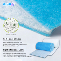 Rouleau de pré-filtre ignifuge G3 G4 pour climatisation, cabine de peinture, rouleau jumbo, filtre d'admission d'air en fibre synthétique