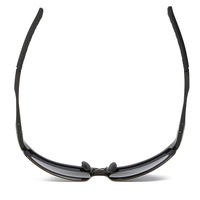 Lunettes de soleil polarisées pour hommes, monture métallique tendance, demi-cerclées, pour le cyclisme, la conduite, les voyages et les sports