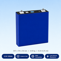 Cellule pour batterie de camping-car 3.2V 230Ah LiFePO4 à décharge profonde prismatique de grade A pour utilisation solaire depuis l'entrepôt européen