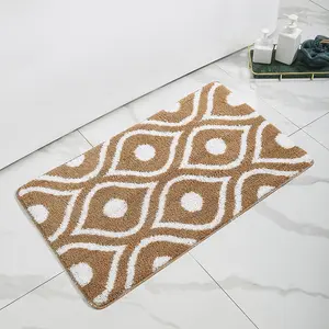 Moderner flauschiger Teppich Shaggy Micro fiber Machine Wash Trockene rutsch feste Bade matten für Badezimmer
