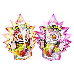 Pop Rocks Candy Mylar Bag foglio di alluminio simpatico sacchetto di imballaggio per snack a forma speciale