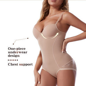 Wholesale Seamless Backless Thong Bodysuit <strong>Shapewear</strong> for Women Invisible Under Dress <strong>Plunge</strong> Bra Body Suit - Product Image 2