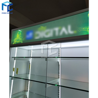 Vitrine de vitrines de téléphone portable haut de gamme au détail et comptoir de magasin de téléphonie mobile OPPO ou VIVO