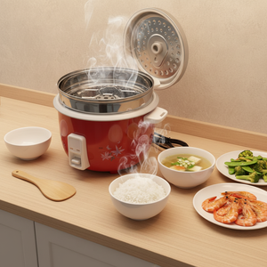 Autocuiseur Commercial Automatique 4000W 14L Forme Tambour Commande à un Bouton Cuisson Rapide pour Usage Domestique Grande Capacité (3.6-16L) - Product Image 2