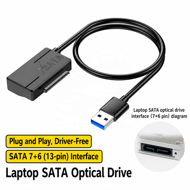 SATA to USB 3.0 Adapter Cable With Power Adapter USB 3.0 to SATA External Hard Drive Cable for 3.5"/2.5" SSD/HDD SATA III Cable