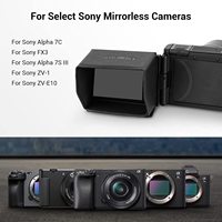   Pare-soleil pour appareil photo Sony A7 IV / A7S III / A7C / ZV-E1 / ZV-E10 / ZV-1F / ZV-1 II/ZV-1/ FX3 - 3206
