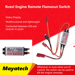 Interrupteur d'arrêt CDI Opto Gas Engine Rcexl 2.0 pour moteur à essence DLE, pièces d'avion RC - Product Image 2