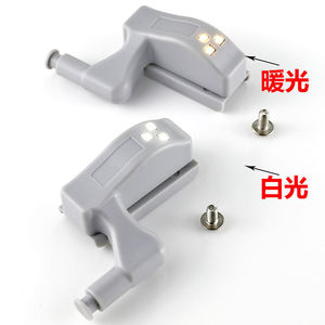 Led Cabinet <b>Light</b> 1404 <b>Battery</b> Powered <b>Sensor</b> Hinge <b>Light</b> For Wardrobe Door With Screw In Installation Easy Install - Product Image 1