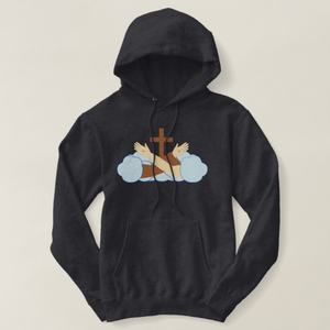 Sweat à capuche unisexe en coton 100% confortable, brodé, OEM - Product Image 5