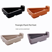 12 pièces antidérapant jardin en plastique Triangle plante Pot pieds pour fleur planteur bas support Riser
