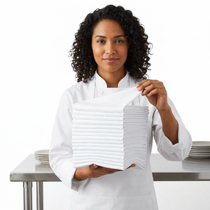 Serviettes de cuisine en coton en gros : Fournisseur fabricant, écologiques, respirantes, absorbantes, durables, tissées, hypoallergéniques, en vrac - Product Image 1