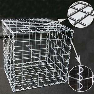 50X100mm kare delik ile kaynaklı <span class=keywords><strong>Gabion</strong></span> duvar <span class=keywords><strong>Gabion</strong></span> kutusu mevcut boyut hizmeti kesilmiş - Product Image 4