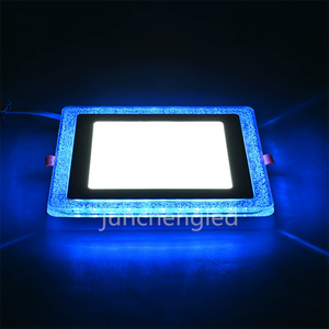 6w+3W 12w+6W 18w+24W Two Color Blue White Round Led Panel Double Color LED Panel <strong>Light</strong> Blue Yellow <strong>Green</strong> Red White Warm White - Product Image 1