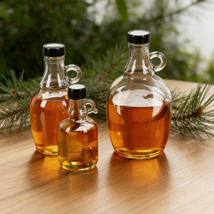 Botella de Vino Tinto Grande de 0.5L 1L 1.5L <span class=keywords><strong>2L</strong></span> 3L con Asa, Fondo Grueso, Gran Capacidad, Botella de Vidrio Transparente para Bebidas, Jugos, Agua - Product Image 2