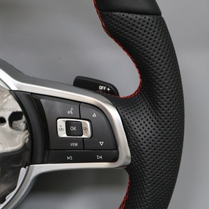 พวงมาลัยแต่งสั่งทำพิเศษสำหรับ <span class=keywords><strong>VW</strong></span> <span class=keywords><strong>Cabrio</strong></span> Polo B5.5 B6 6c 6r Mk5 Mk6 Mk7 Got Mk6.5 - Product Image 6