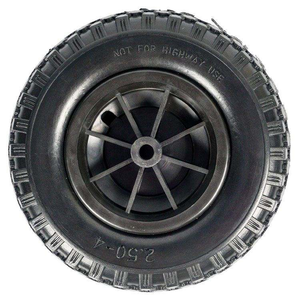 8*1,75 Vollgummi-Lenk rollen Eisen handwagen Schubkarre Rad Fabrik Großhandel für Einrad Mini Generator Mülleimer - Product Image 2