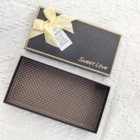 Luxuriöse Geschenkbox mit Eigenem Logo, Exquisite Umweltfreundliche Biologisch Abbaubare Handgefertigte CMYK-Box für Pralinen mit Band