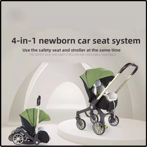 <span class=keywords><strong>Nacelle</strong></span> de couchage multifonctionnelle avec siège de sécurité intégré, pliable en alliage d'aluminium, sans <span class=keywords><strong>installation</strong></span> requise, pour poussettes de bébé - Product Image 2