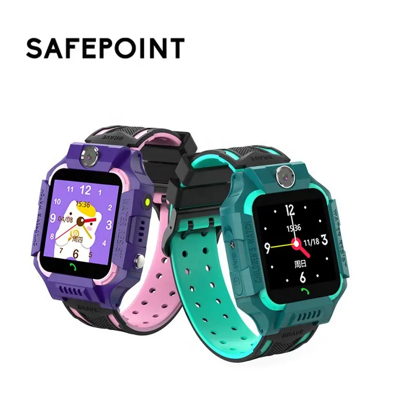 SAFEPOINT HCS018 4G Sim Card GPS SOS kids sport wristwatch Fitness Tracker Step watch children smart watch for boy and girl