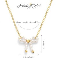 Collier de luxe en cuivre avec nœud papillon et perles d'imitation, design unique, sensation haut de gamme, tendance et polyvalent pour femme