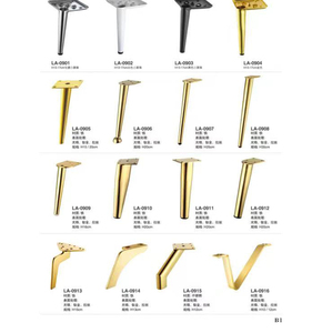 Sang trọng chân thép giường đồ nội thất Chân hiện đại nhà nhà ghế tủ kim loại thay thế đồ nội thất Phụ Kiện Vàng sofa chân - Product Image 5