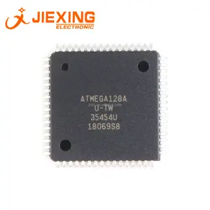 IC ATMEGA128A-AU Sirkuit Terintegrasi TQFP-64 & Asli ATMEGA128A ATMEGA128