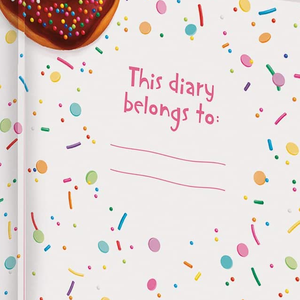 Donut Nhật Ký Với Khóa Và Chìa Khóa, Lót Trang Nhật Ký Cho Trẻ Em - Product Image 6
