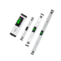 Niveau laser rouge de qualité industrielle 225/400/600/1000 mm, 2 lignes, écran LCD LED de haute qualité, niveau à bulle en alliage d'aluminium, 60 cm, magnétique