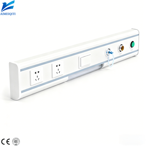 Unité de fixation murale pour équipement de gaz médical sur lit d'hôpital avec sorties d'air, d'oxygène et de vide pour les lits de soins intensifs - Product Image 4
