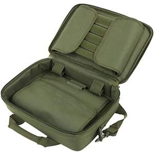 メンズメッセンジャーユニバーサル9mm .22 .357 Sig 38スペシャル .40 S&W .45 ACPデュアルタクティカルケースバッグ、マガジンポケット、キャリーハンドル付き - Product Image 6