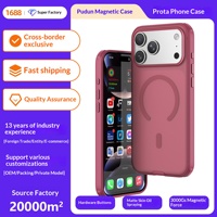 Nouvelle coque de téléphone portable magnétique universelle 2-en-1 rouge cerise pour iPhone 18 17 16 15 14 13 12 11 Pro Max, protection antichute