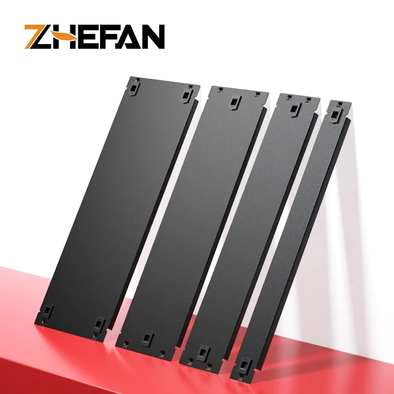 ZHEFAN 19 pouces 1u/2u/3u/4u serveur Rack Installation panneau vierge sans outil pour serveur Rack