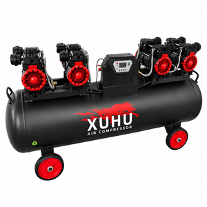 ปั๊มลมอุตสาหกรรมแบบไร้น้ำมัน 4x1980W เงียบ 200 ลิตร สำหรับซ่อมรถยนต์และพ่นสีหลายสถานี - Product Image 1